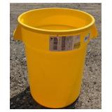 Yellow Trash Can