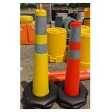 Traffic Cones. Two Without Bases