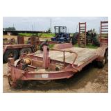 2001 ASM 2 AXL Skid Steer Trailer approximately