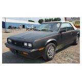 1986 Chevrolet Cavalier RS, convertible, 177,836