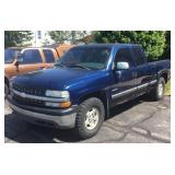 2001 Chevrolet Silverado 1500, ext can, 225k,