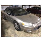 2002 Chrysler Sebring LX convertible, 122k, runs,