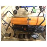 Dayton 210k btu portable heater, new in pallet,