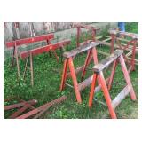 Pair of saw horses