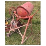 Electric cement mixer