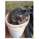 Set of scaffold casters