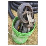 Set of scaffold casters