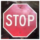 Vintage stop sign