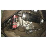 Tool bag with wire brushes and more