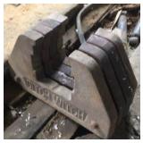 Ditch witch weight set