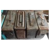 4 ammo boxes