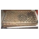 Cast iron floor grate