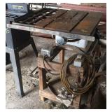 Craftsman table saw on stand