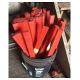 Bucket of stakes