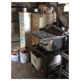 Lot including craftsman table saw, filing