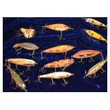 Vintage Wooden Fishing Lures