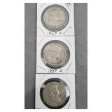 Franklin halves (3)