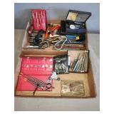 Machinist calipers tools and feeler gauges