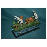 Reproduction Cast Iron Mechanical Bunnie