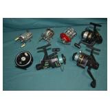 7pcs Various Used Fishing Reels
