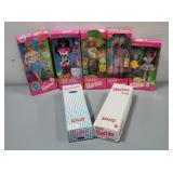 7pcs Mattel Barbie Dolls In Original Packaging
