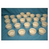 24pcs RRP Roseville Ohio 4" Crockware Bowls