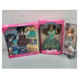 Teacher, Emerald Elegance & Fashionista Barbies