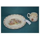 Royal Doulton Bunnykins Childs Mug & Plate