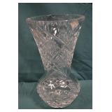 Huta Szkta Zawyercie 10" Heavy Lead Crystal Vase