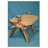 16" Egyptian Wood Frame Leather Pad Camel Saddle