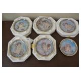6pcs Dreamsicles Special Friends. Collectors Plate