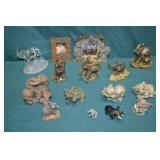 Lot 14pcs Various Elephant FIgurines