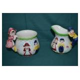 PY Ucagco Dutch Children Cream & Sugar Set