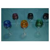 6pcs Nachtmann Bleikristall Hock Glass Goblets