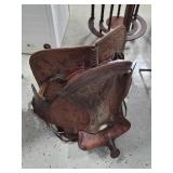 15" All Learher Western Horse Saddle
