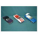 3pc Danbury Mint 1/24th Scale Diecast Classic Cars