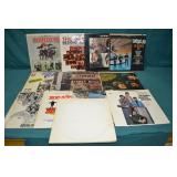 12pcs Various Vintage Beatles Record Albums