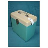 1950s Vintage Metal Album Carrying Case