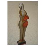 40" Tall Indonesian Hand Carved Wood Elephant