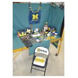 Lg Lot Michigan Wolverines Collectibles & More
