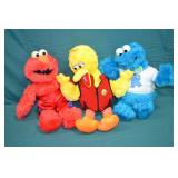 3pcs Build A Bear Plush Sesame Street Dolls