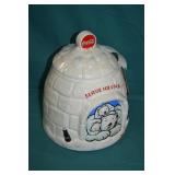 Houston Harvest 10" Coca Cola Igloo Cookie Jar