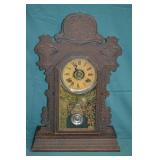 Antique Ansonia Clock Co 23" Gingerbread Clock