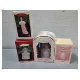 4pcs Barbie Hallmark Keepsake Ornaments