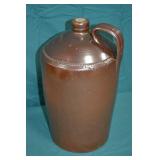 Antique Hand Thrown Salt Glaze13" Stoneware Jug