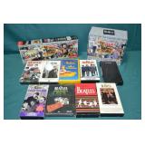 Lot Beatles VHS Tapes, Puzzle & More