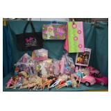 Huge Lot Barbie Dolls, Cars, Kits, & Accessories
