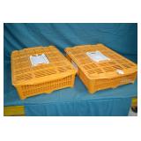 2pcs 18" x 26" Plastic Quail Crates