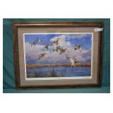 David Maas Signed Duck Print Secluded Corner