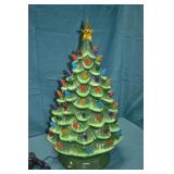 24" Lighted Ceramic Christmas Tree